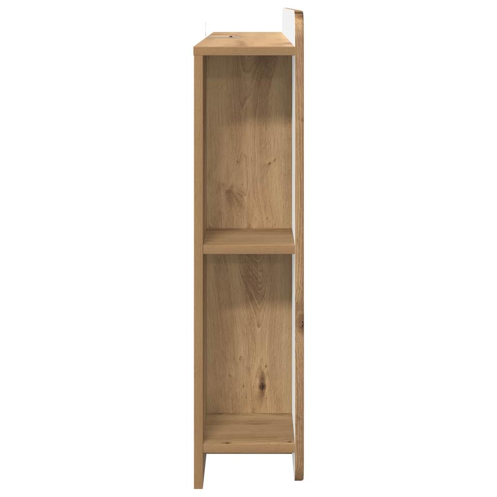 Headboard Cabinet Artisan Oak 80 Cm Engineered Wood