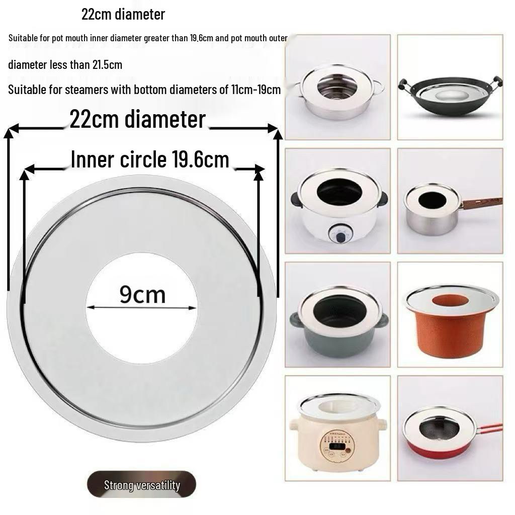 Bamboo Steamer Thickened Steaming Sheet for Wok, Milk Pot, Casserole, and Soup Pot