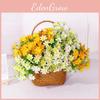 Realistic Daisy Fake Flower Arrangement For Bridal Bouquet Home Decoration Photo Shoot