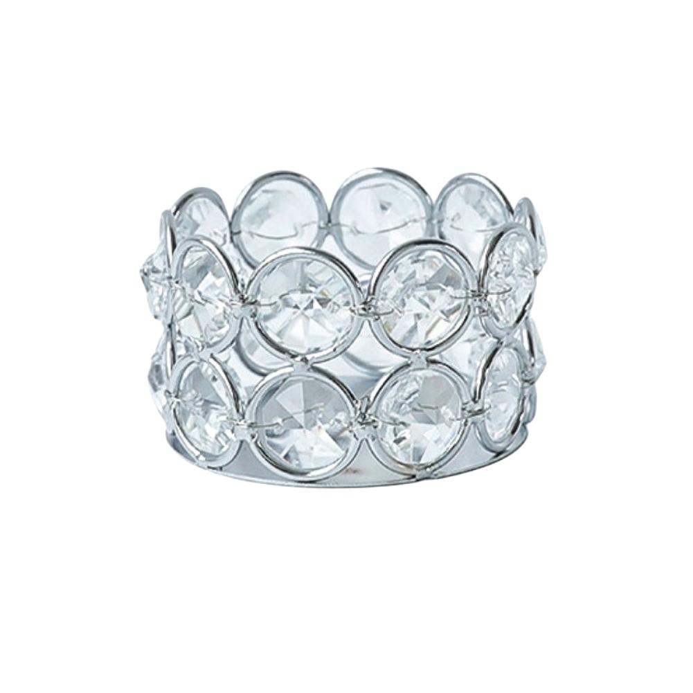 Candle Lantern Holder Party Candlesticks Exquisite Glittering Lighting Romantic Tealight Wide Applications Practical