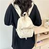 Fashion Lightweight Mini Backpack Portable Multifunctional Shoulder Bag Large Capacity School Bag Outdoor Use