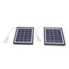 2pcs Monocrystalline Solar Panel USB Solar Panel  r 5W Portable   Light Bulb for Camping Hiking Tent Outdoor