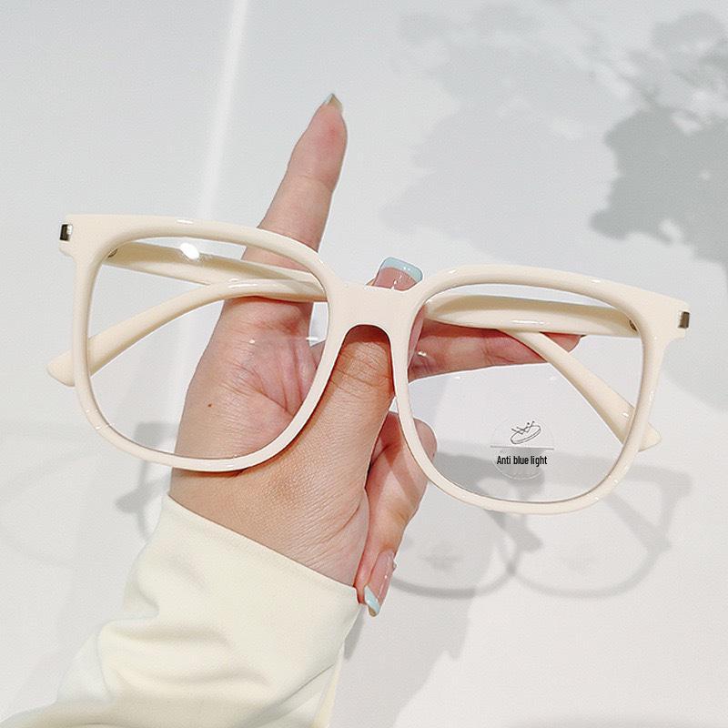 2026 Koreanischer Stil Schwarzer Anti-Blaulicht-Brillenrahmen: Myopie & Strahlenschutz für Männer, rezeptfreundlich.