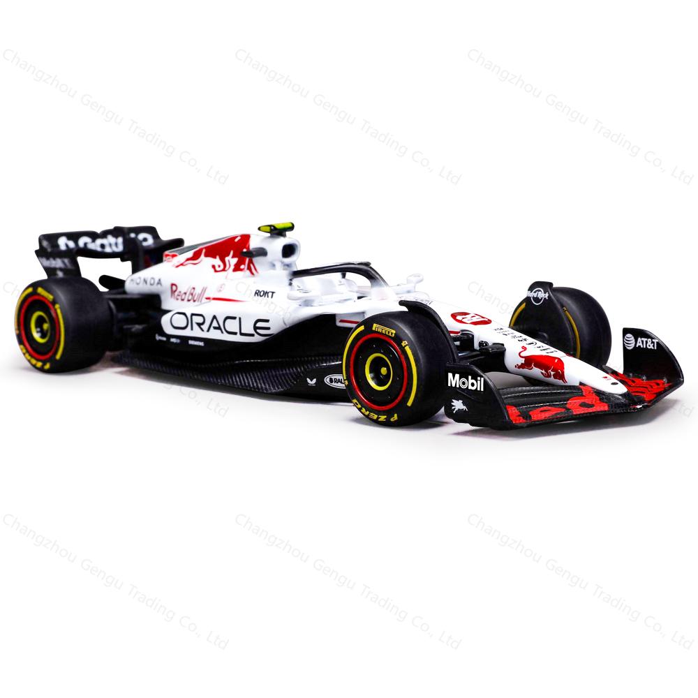 Bburago 1:43 2025 Red Bull RB21 GP do Japão F1 Carro de Corrida Fórmula 1 Veículos Estáticos Die Cast Modelo Colecionável Brinquedos de Carro de Corrida