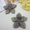 Elegant Gradient Rhinestone Flower Hair Clips & Accessories