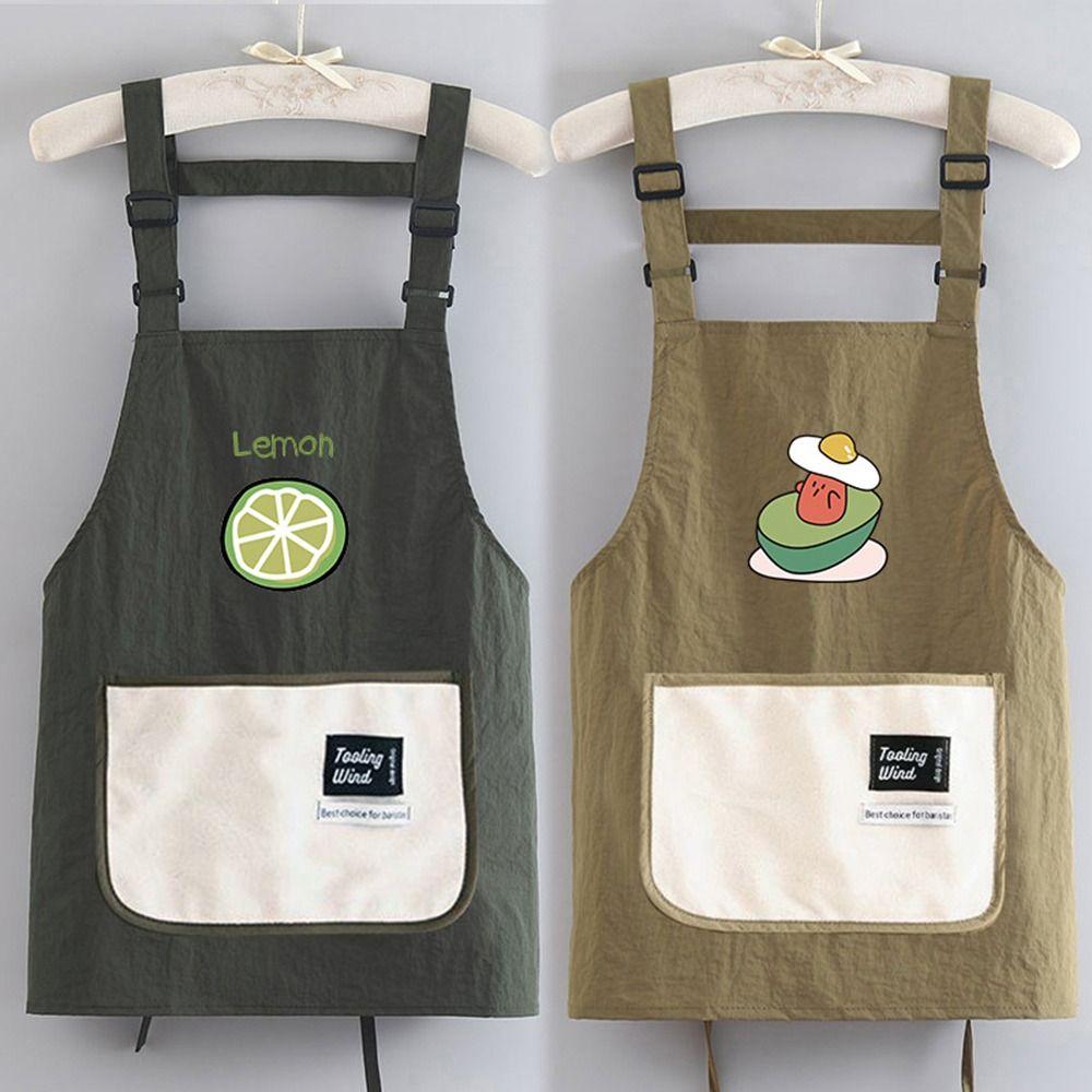 Adjustable Chef Apron Anti-fouling Cooking Smock Portable Catering Work Clothes  for Home Kitchen