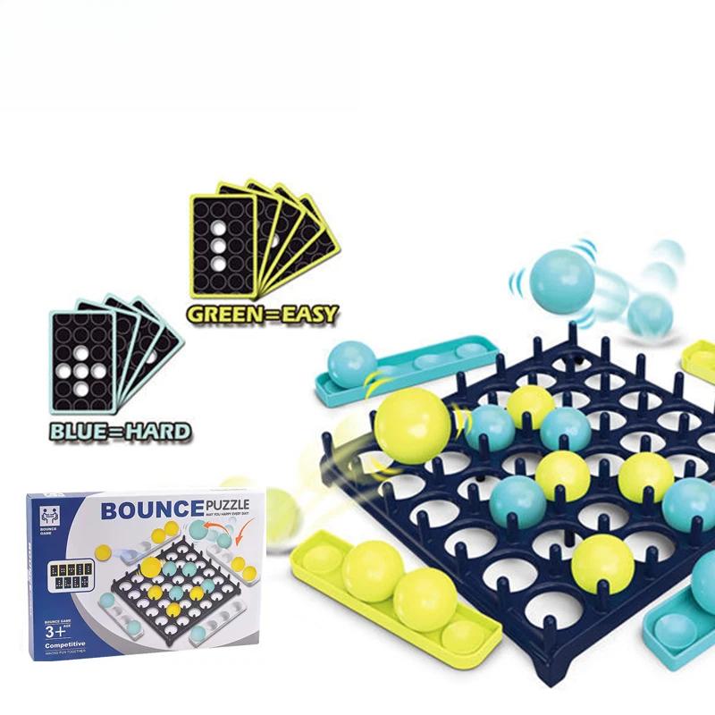NEW Bounce Off Game Jumping Ball Board Games for Kids Table Game Family and Party Desktop Bouncing Toy Bounce Gift
