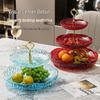 2026 Multi-Layer High-End Fruit Bowl for Home Coffee Table – Snack & Candy Display Tray