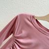 German Velvet Warm Split Bottoming Shirt - New 2025 Autumn Irregular Design Trend