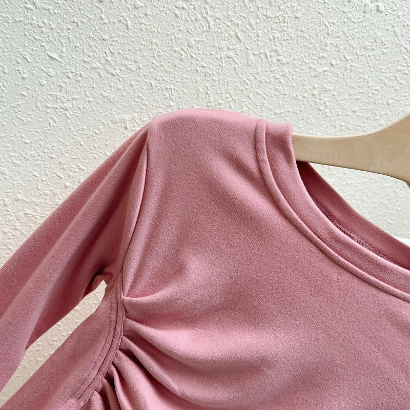 German Velvet Warm Split Bottoming Shirt - New 2025 Autumn Irregular Design Trend