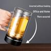 FUGUANG ZHENPIN Double-Layer Glass Office Cup with Handle