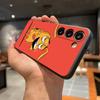Cute Cartoon Dog The Cowardly Phone Case For Samsung A56 A36 A26 A16 A15 A25 A35 A55 A14 A34 A24 A54 Black Soft Shell