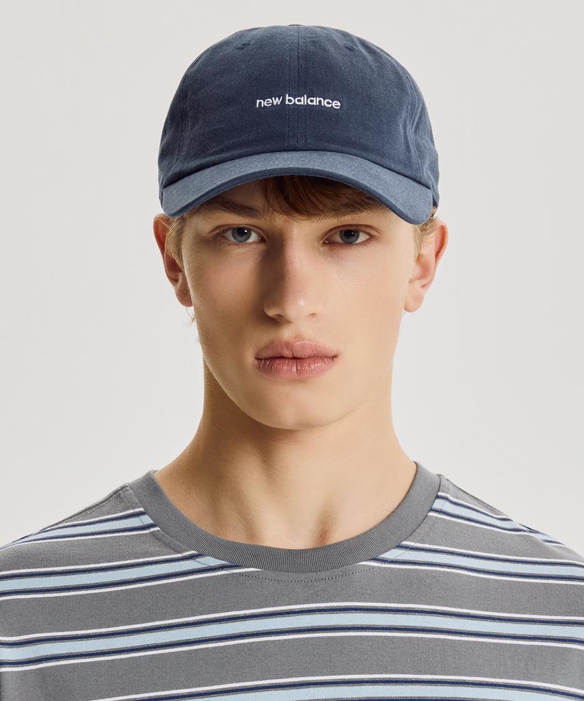 Nyuballanseu Nbgdgf1102 / Letter Logo Ball Cap (Navy)