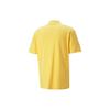 Puma Solid Color Casual Short Sleeve Polo Shirt Unisex Polo Shirts Mustard 537963-40