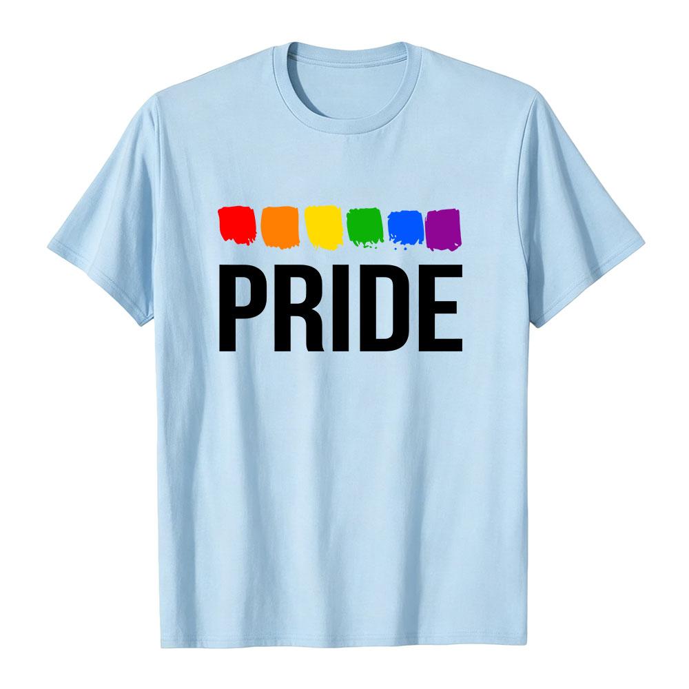 Unisex Streetwear Pride LGBTQ Rainbow Graphic Merch Tees Summer O-neck Casual Short Sleeve T-shirt Fashion Design Print Tshirts