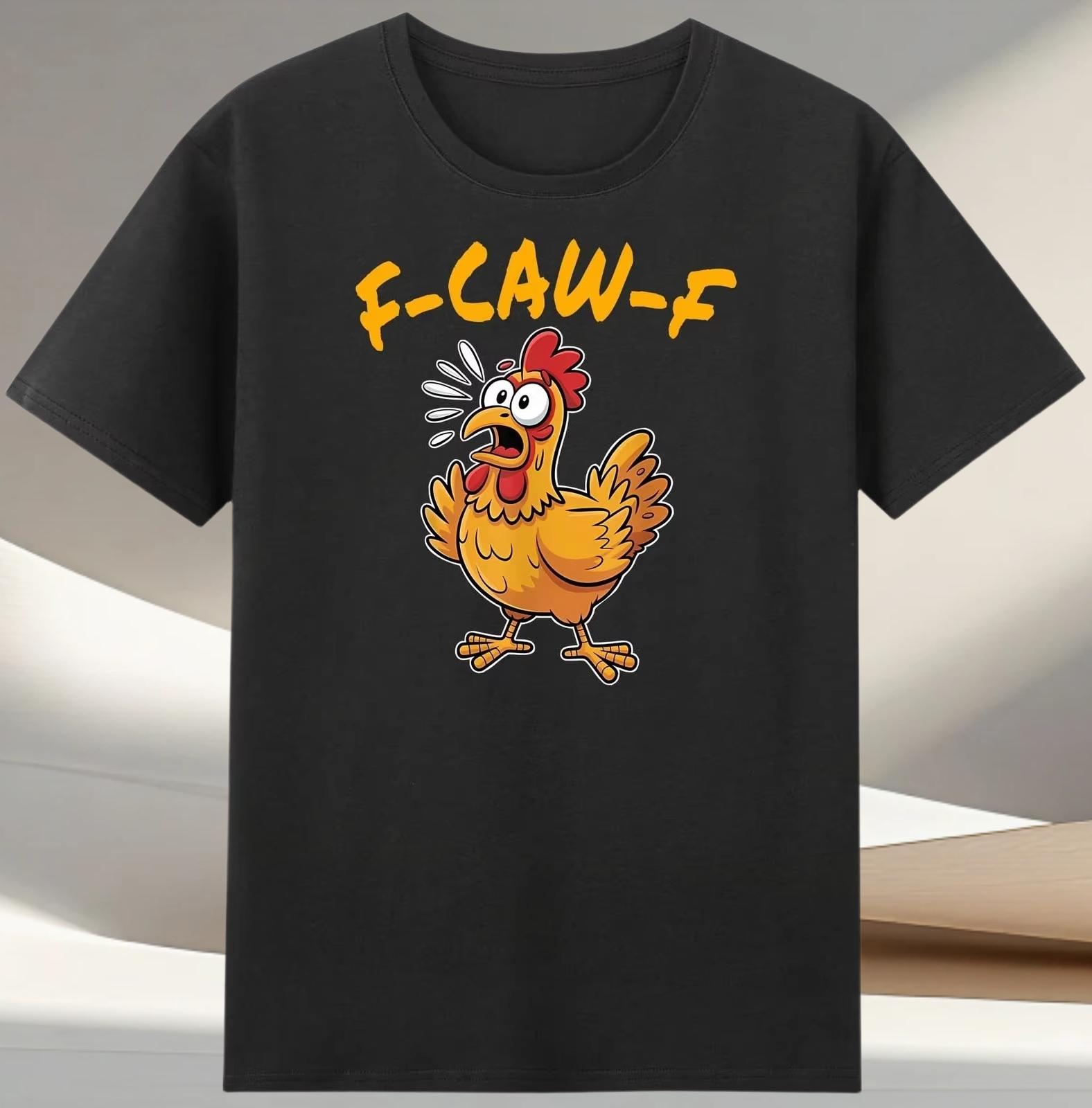 Funny FCAWF Chicken Graphic T-shirt XXXXL