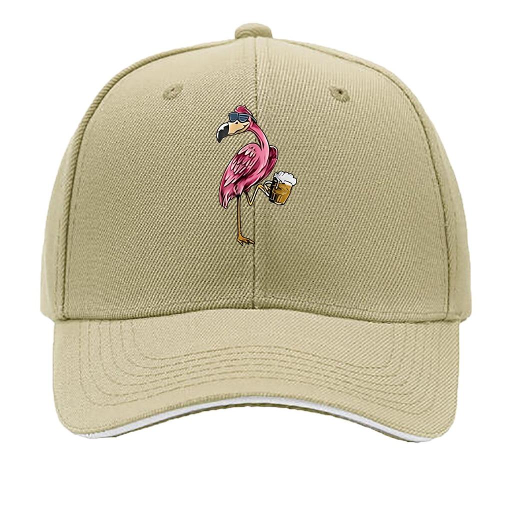 Printed Thousand Cranes Lightweight Outdoor Washable Curved Brim Hat Adjustable Size Fashionable Sandwich Baseball Cap