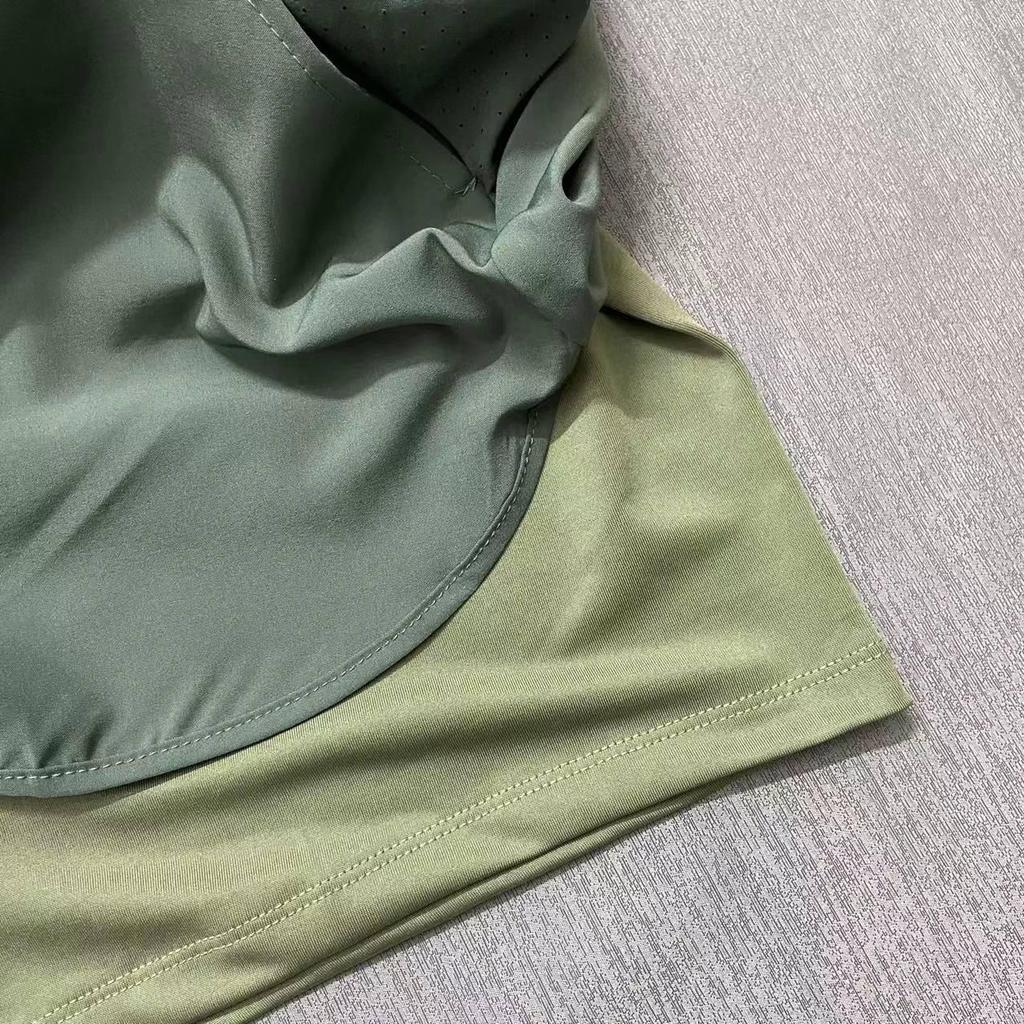 Women's Quick-Dry Mid-Waist Lined Running Shorts—Summer Breathable Anti-Exposure Sports Wear