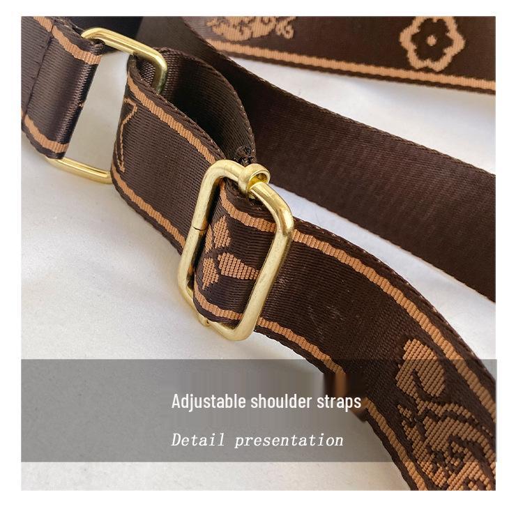 Trendy Retro Floral Crossbody Shoulder Bag for Women