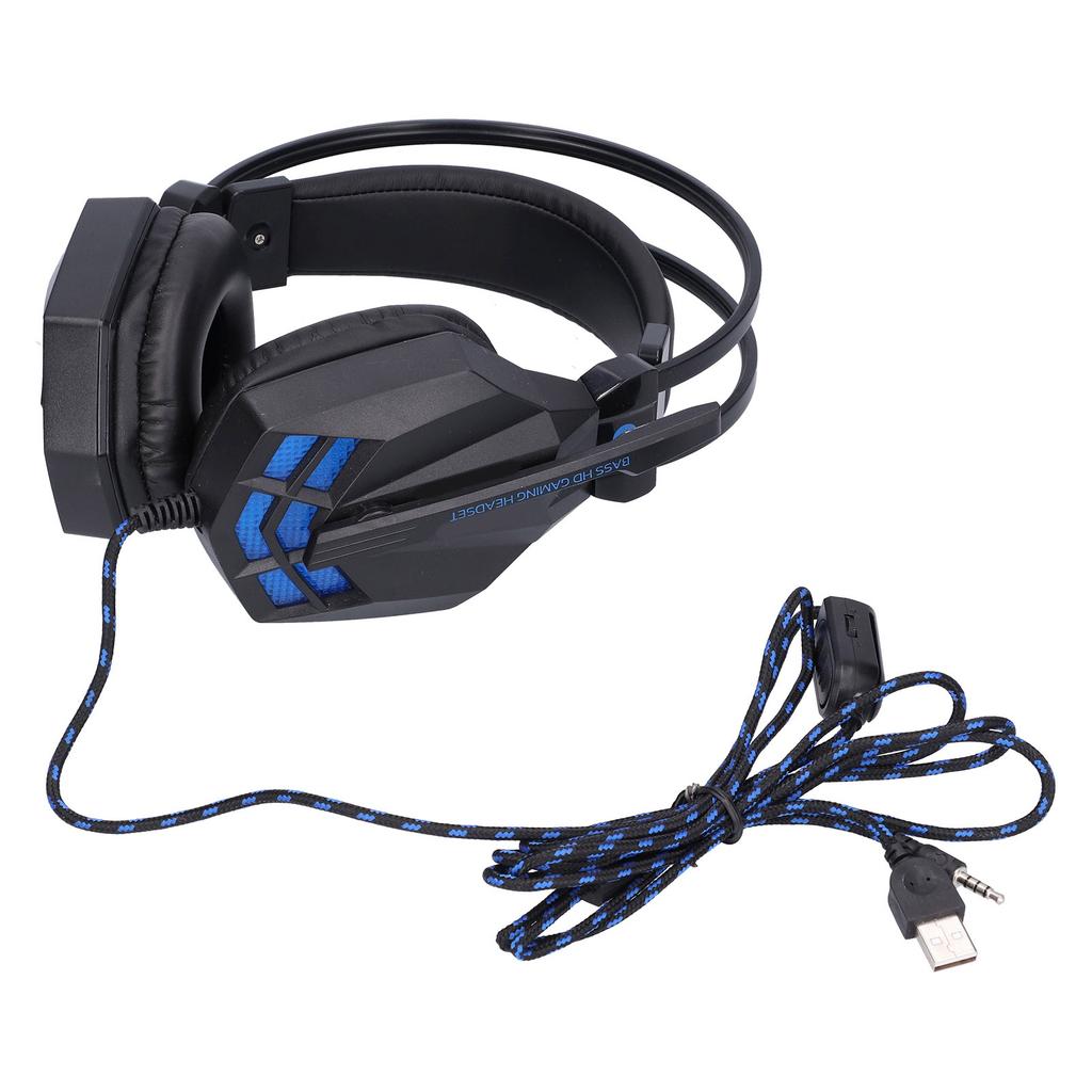 Gaming-Headset Beleuchtetes Gaming-Headset mit geräuschunterdrückendem Mikrofon für PS4
