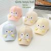 2026 Spring Summer New Children Hat 52cm 3-8 Years Cartoon Penguin Fashion Kids Baseball Cap Sun Hat for Boys Girls Sea Paly