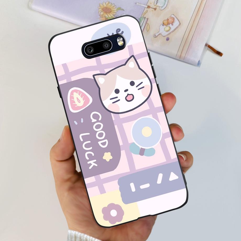 For LG G8X ThinQ Case Camera Protection Soft Clear Back Cover For LG V50S Thinq LGV50 ThinQ Phone Bumper Marble Skull Pattern