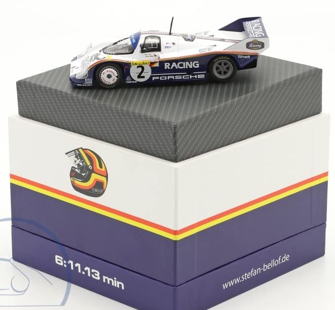 WERK83 1/43 Scale Diecast Model Car: Porsche 956K Team Rothmans Nürburgring 1000km Lap Record 1983 Stefan Bellof/Derek Bell [Parallel Import]