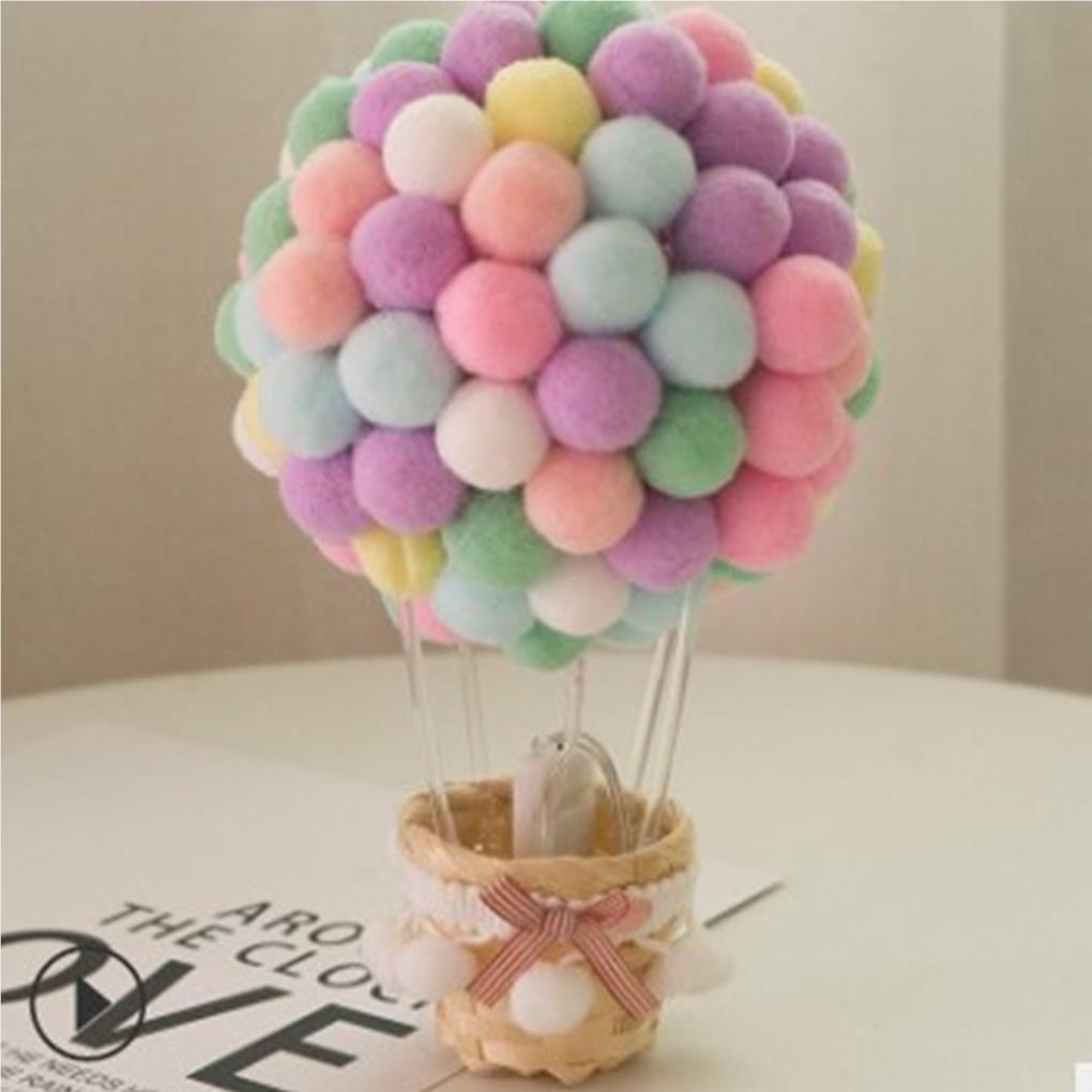 

Ночной светильник в виде воздушного шара, настольная лампа ручной работы, декоративный светильник с корзиной из ротанга для домашнего освещения, украшения