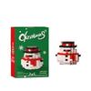 Christmas Donut Series Building Blocks for Children's PuzzleSanta Claus Christmas Tree Damo Egg Puzzle Toys Christmas Gifts