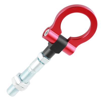 Heavy Duty Tow Hook Red Folding Ring Racing Car Refitting Fit for Hyundai Veloster 2012?2017Red