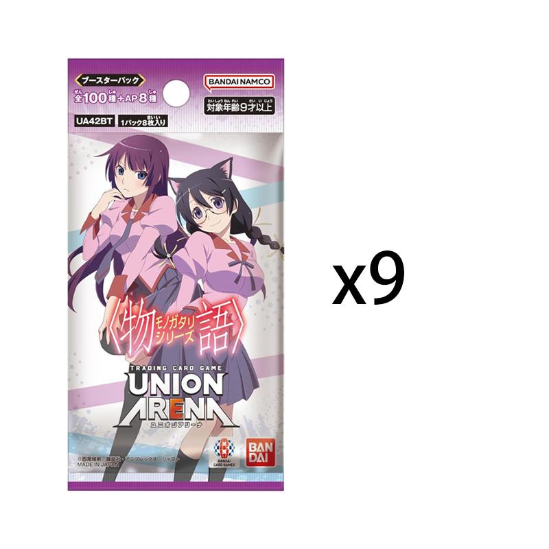 Genuine Union Arena Monogatari Series UA42BT Booster Pack Box TCG JAPAN Anime Collection Card in Stock