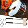 1Pc Stainless Steel Bass Drum Mallet Hanging Rope Instrument Sticks  Musical Instrument