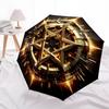 1pc Symbolism Automatic Open/Close Umbrella - Compact Travel Umbrella, Gift for Birthday, Holiday yy260106041