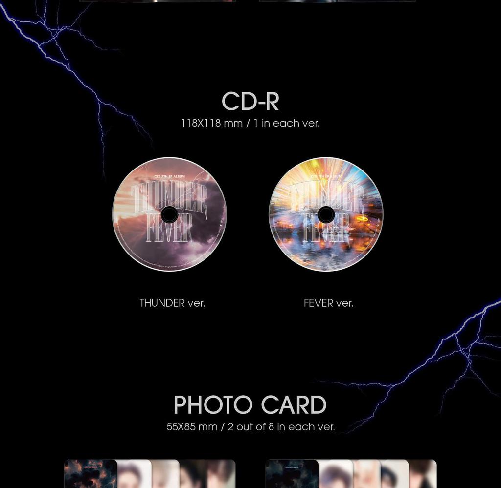 CIX [THUNDER FEVER] 7th EP Album