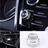 Center Console Multi-Function Knob Cover Alloy Silver For Toyota Camry 2018-