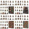 Christmas Countdown Advent Calendar Acrylic Booklet Christmas Tree Decorations For Holiday Gifting