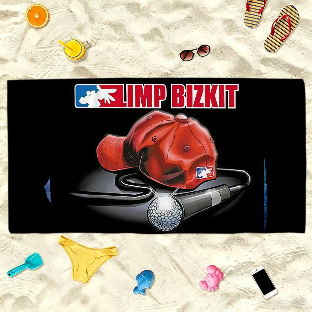 Band L-Limp Bizkit Towel Soft Lightweight Anti-Sand Large Beach Towel Quick-Drying Bath Sports Family