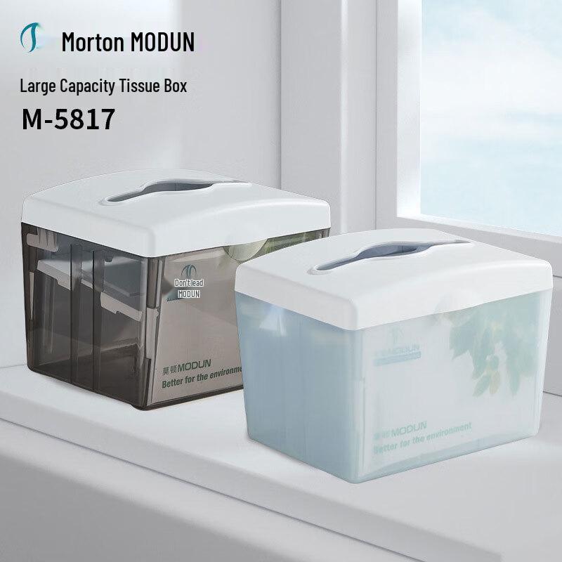 Morton M-5817G Plastic Countertop Tissue Box Dispenser