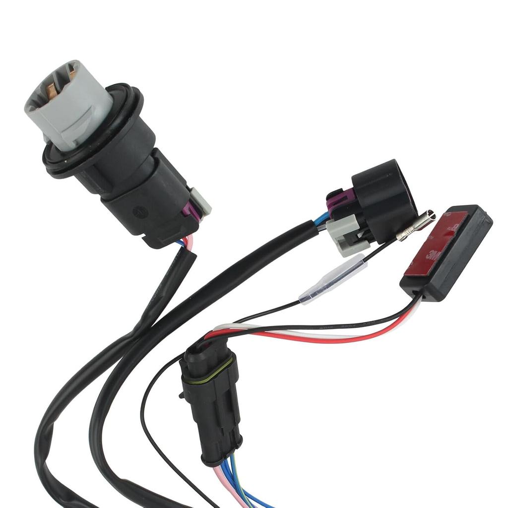 810003 Projector Headlights Conversion Adapter Wire Harness Fit for Ram 1500 2500 3500 2013-2018, 2 PCS