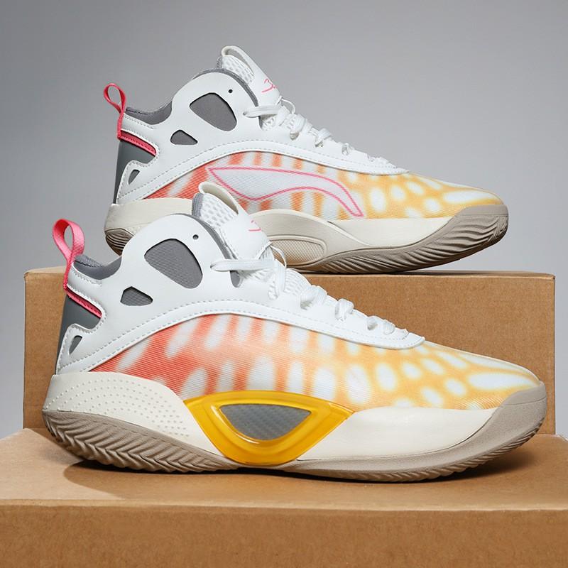 Mens Basketball Shoes Low Top With Full-Length Air Cushion Lightweight Durable Rubber Sole Outdoor Court Running