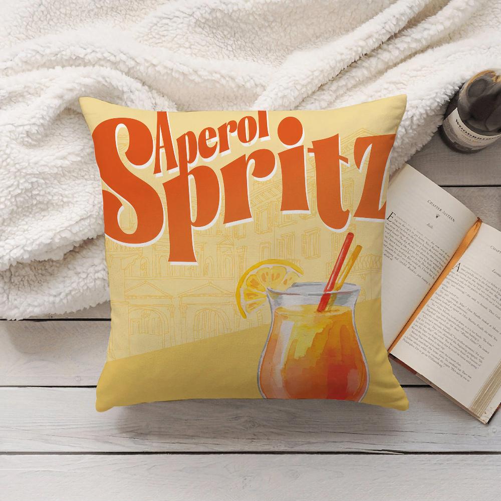 Fashion Cool AAperolS Pillow Case Home Decoration Cushion Cover Suitable For Bedroom Car Office Sofa