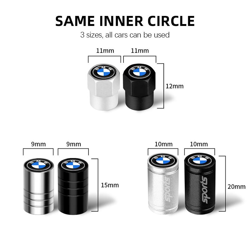 Car Tyre Wheel Valve Cap Cover Auto Accessories For BMW E46 E90 E60 F30 F10 E39 E36 F20 G20 G30 E92 E87 E91 X5 E70 F11 E30 F31 CU4