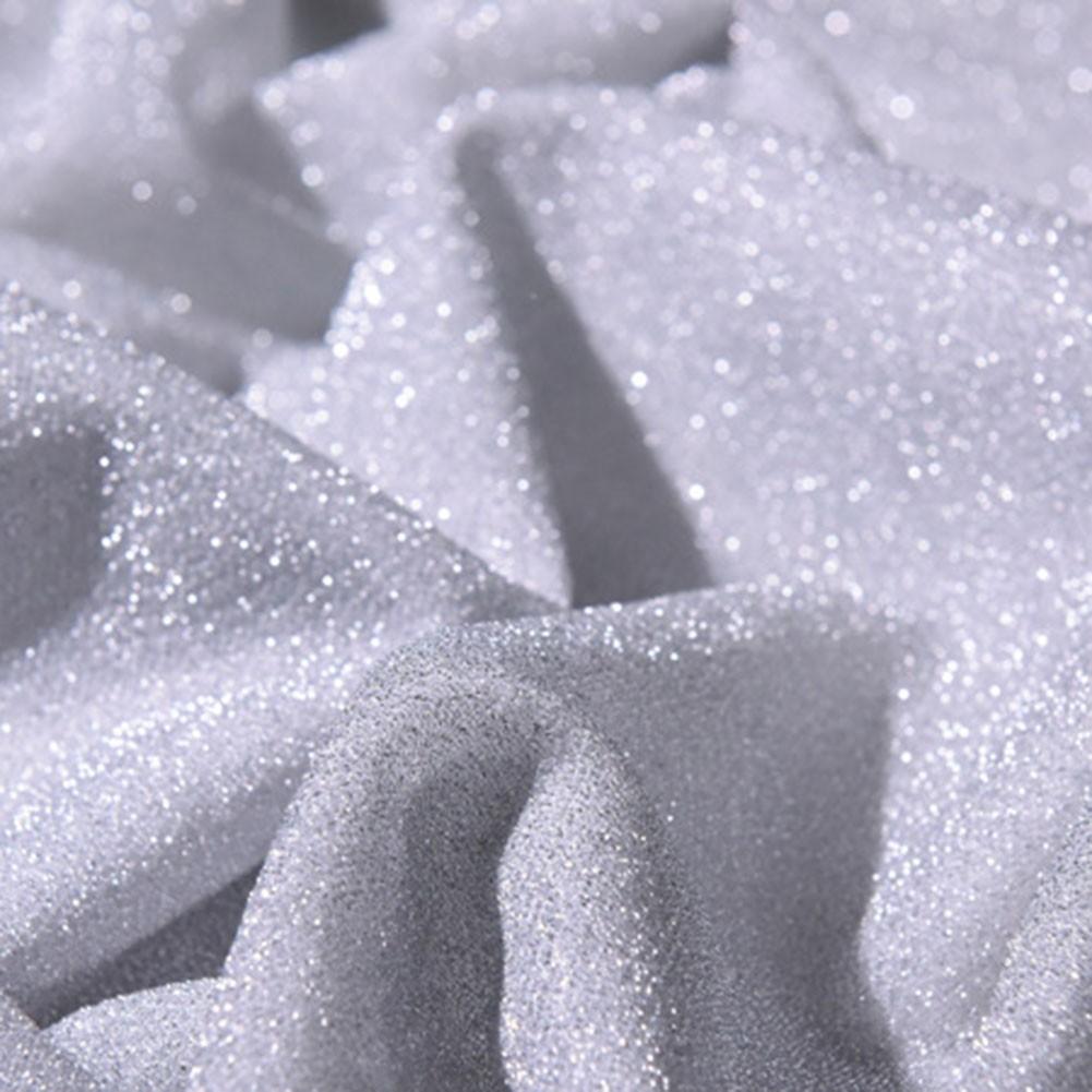 

Декоративная блестящая ткань Звездный блестящий дизайн Содержимое упаковки серебряный