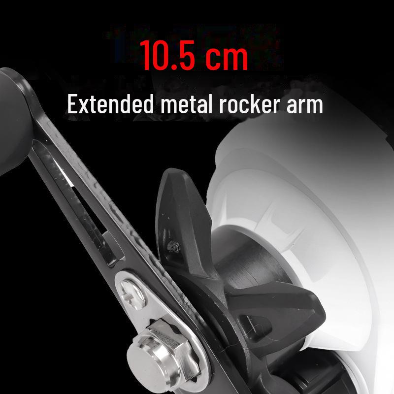 Pearl White Cross-Border Long-Distance Casting Fishing Reel