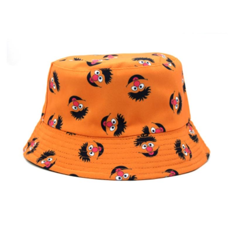 Hip-Hop-Style-Sesamstraßen-Fischerhut als Sonnenschutz