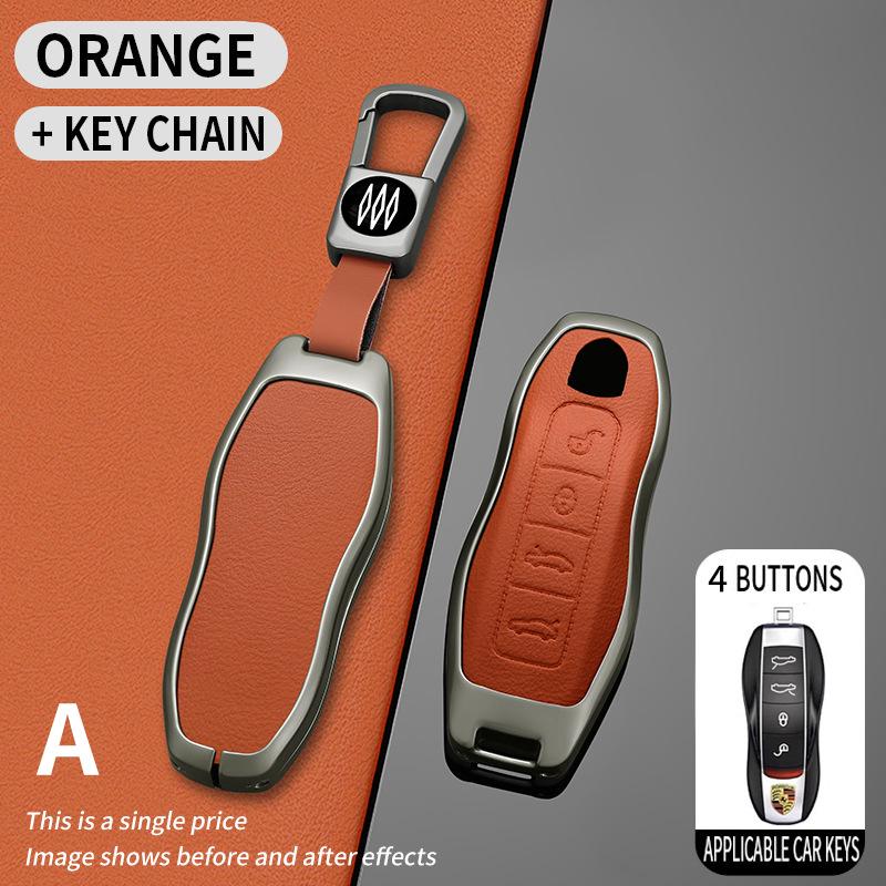 Compatible Key Shells for Porsche: New Cayenne, Macan, 911, Panamera, 718, Taycan Keychains