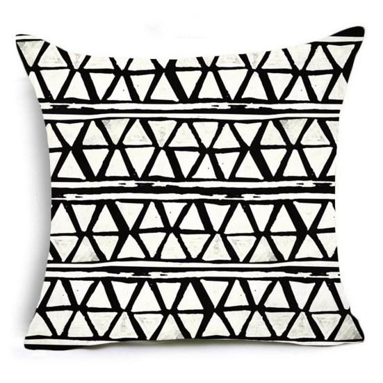 Kissenbezug, bedruckt, mit verstecktem Reißverschluss, verschleißfest, pflegeleicht, dekorativer Kissenbezug