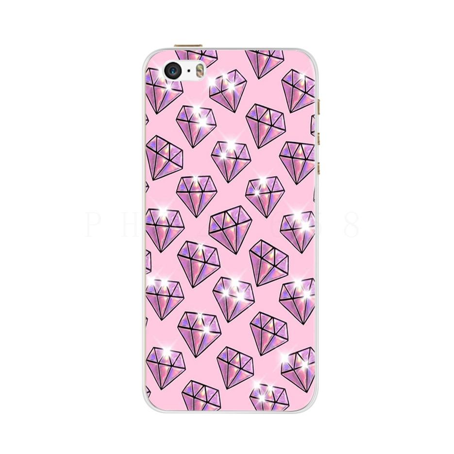Case For iPhone 5 5S SE Case Silicone Soft TPU Cute Cartoon Pattern Protector Shell For iPhone 6 6S 5 iPhone6S Case Cover Fundas