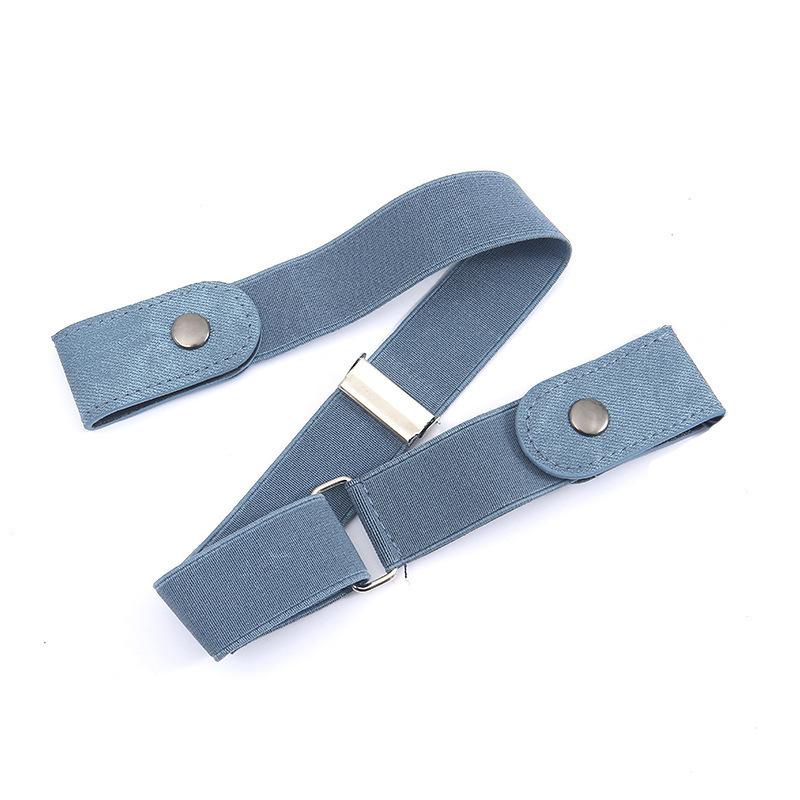 

Universal Buckle Free Elastic Waist Buckle Free Jeans Pants Women s and Men s Belt Invisible Traceless Jeans Belt black,1pc
