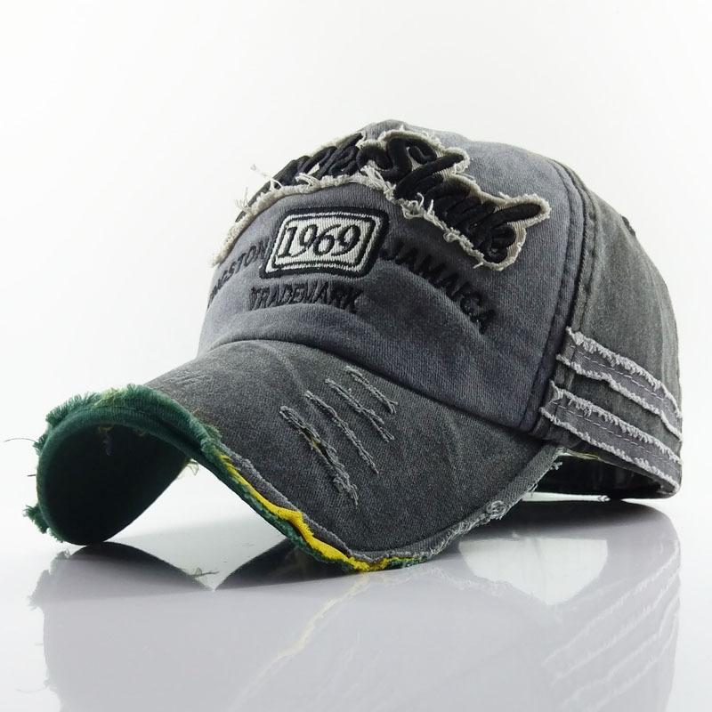 Sun hat men's washed hat edging old new full baseball cap women's baseball cap explosion